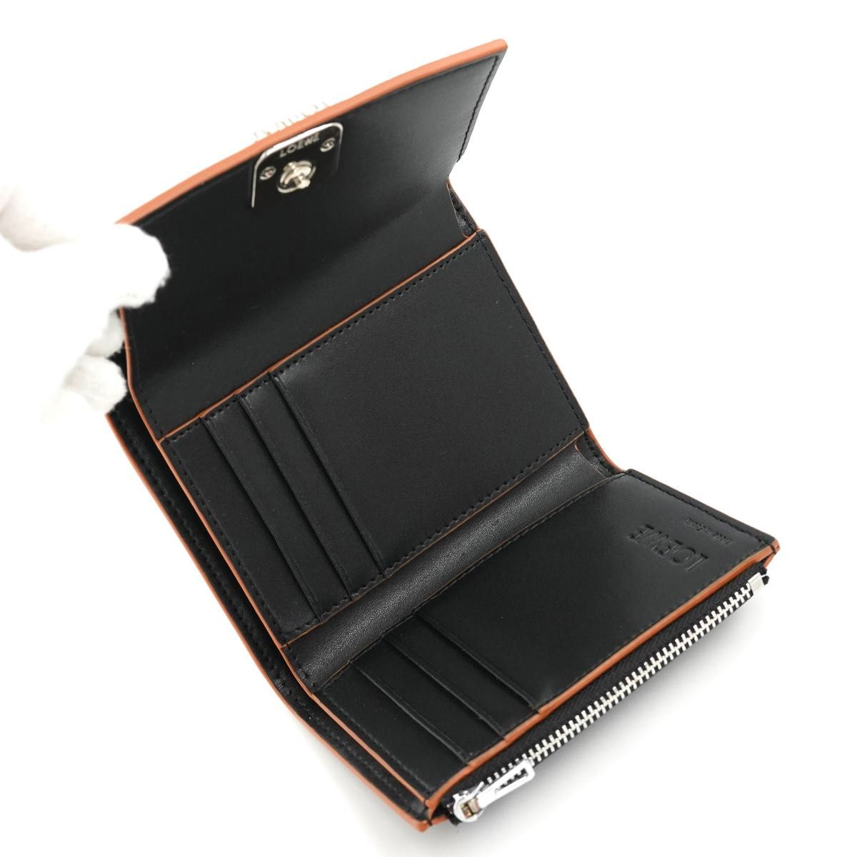 新品未使用】LOEWE ロエベ ミニ財布 アナグラム トライ 新品未使用】LOEWE ロエベ ミニ財布 アナグラム トライ