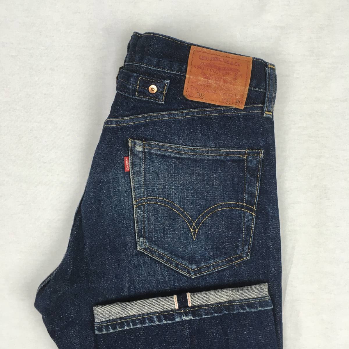 LEVI'S リーバイス 702-XX BIG'E' 日本製 98年製 デニム パンツ ジーンズ W31 L36 赤耳 復刻 セルビッチ 隠しリベット シンチバック_画像1