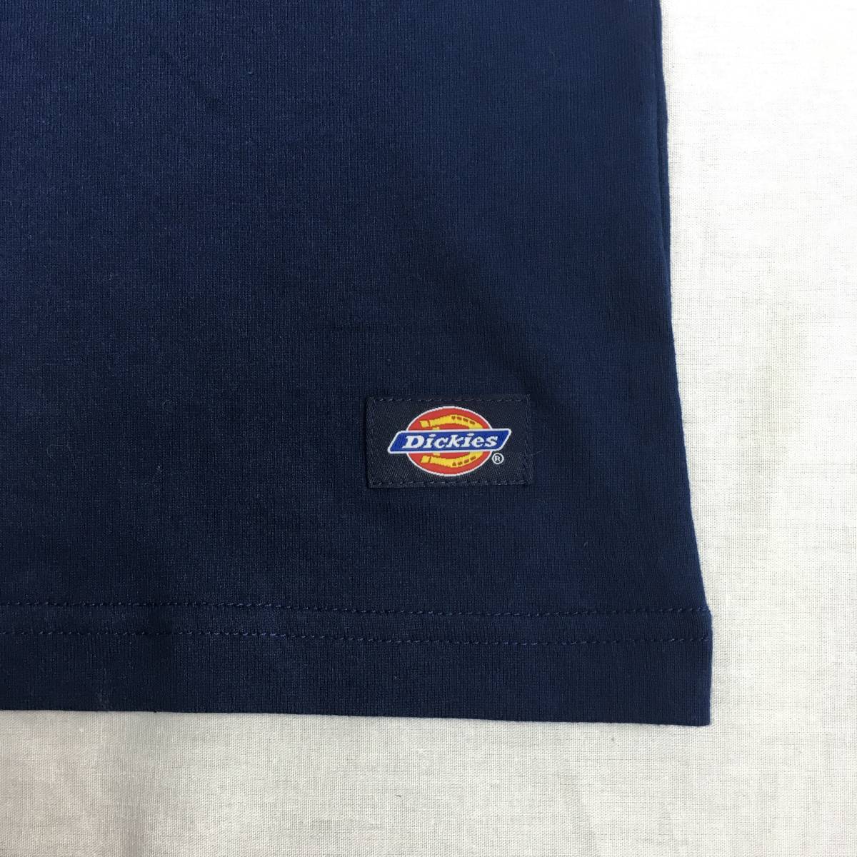 [ new goods ]Dickies Dickies T-shirt navy blue navy M size short sleeves 