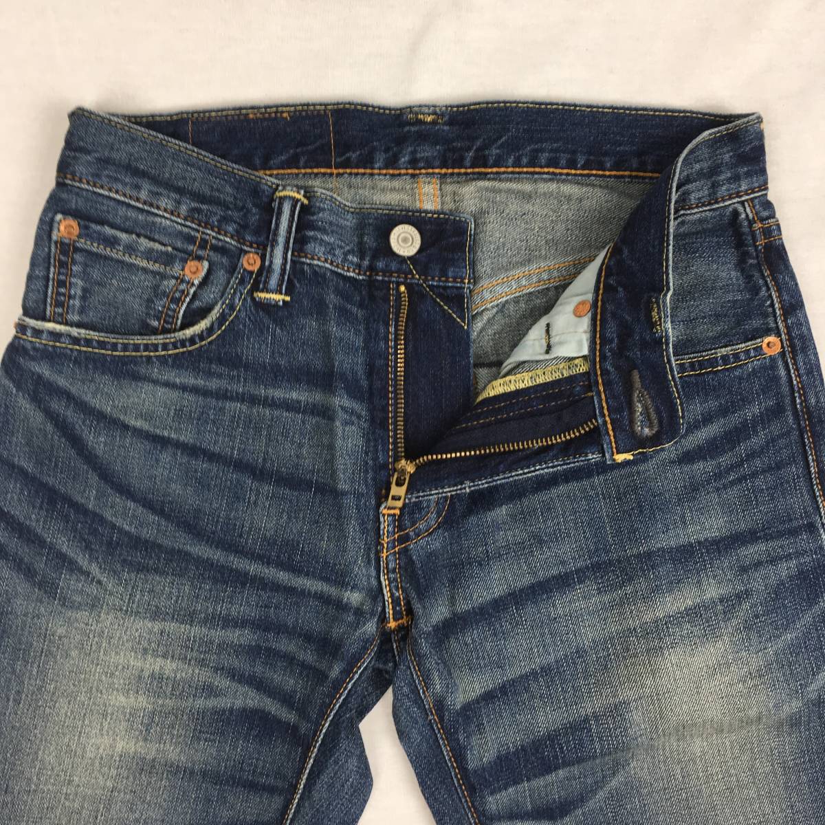 Levi's リーバイス 502 00502-0224 デニム パンツ ジーンズ W28 L33 ユーズド加工_画像5