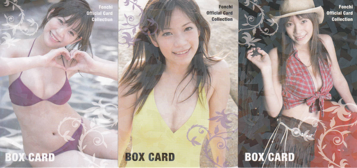 TRY-X フォンチー Fonchi BOXカード3枚セット_画像1