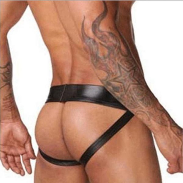  anonymity shipping! free shipping! men's T-back Y back .... sexy underwear bikini Brief inner fito open back tongue gaS black G0041