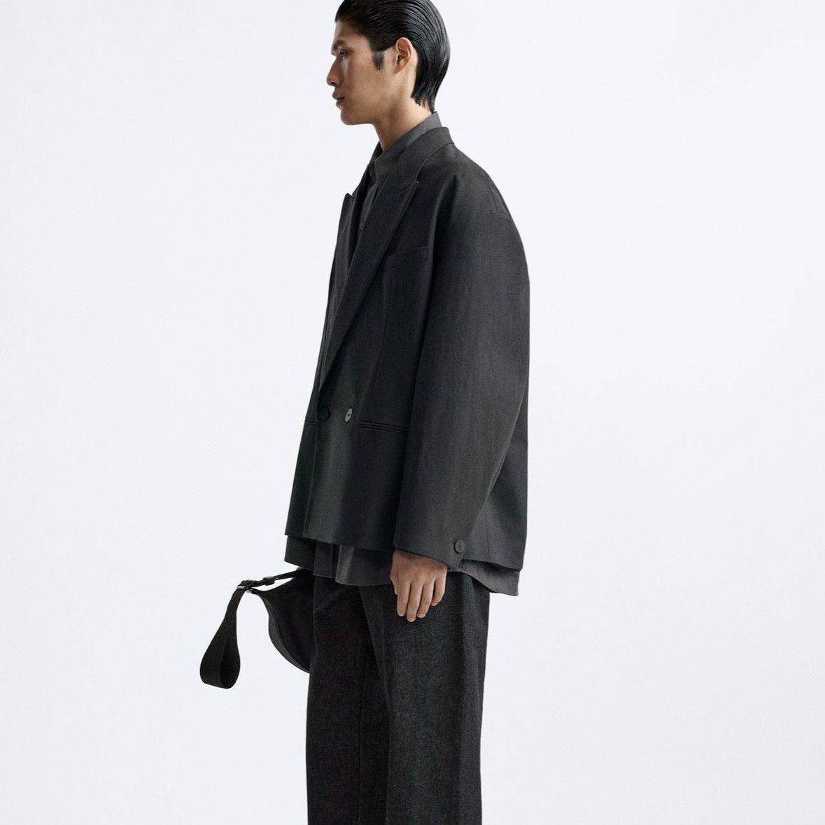 STUDIO NICHOLSON×ZARA ダブルブレスト ブレザー スタジオ STUDIO NICHOLSON×ZARA ダブルブレスト ブレザー スタジオ