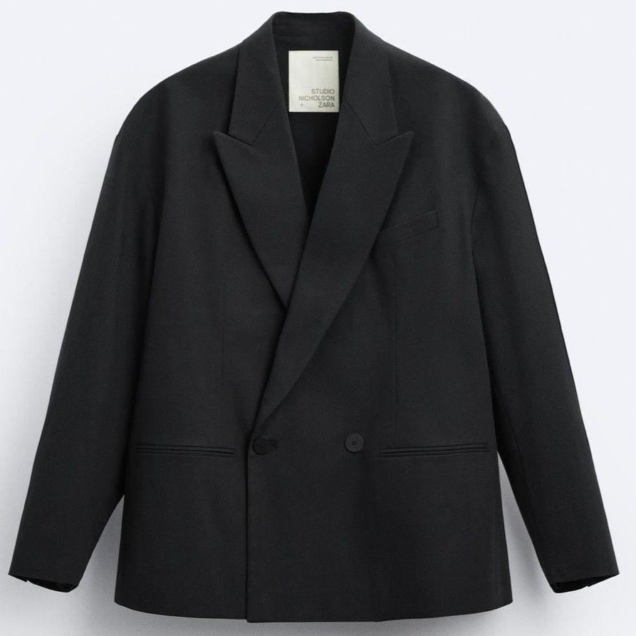STUDIO NICHOLSON×ZARA ダブルブレスト ブレザー スタジオ STUDIO NICHOLSON×ZARA ダブルブレスト ブレザー スタジオ