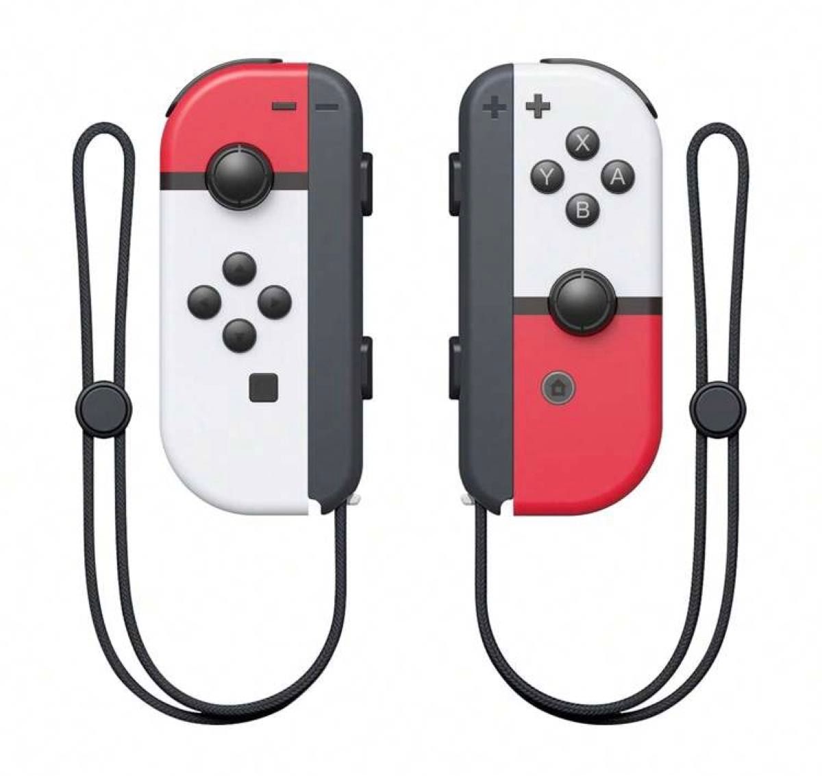 ホワイト×レッド 白 赤Switch ジョイコン互換コントローラー本体 ホワイト×レッド 白 赤Switch ジョイコン互換コントローラー本体