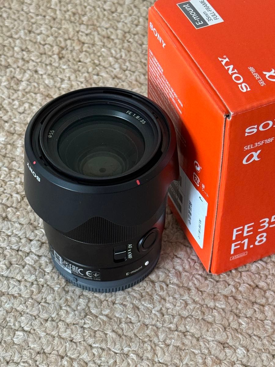ほぼ新品】ソニー FE 35mm F1 8 SEL35F18F ZXⅡフィルター付き ほぼ新品】ソニー FE 35mm F1 8 SEL35F18F ZXⅡフィルター付き