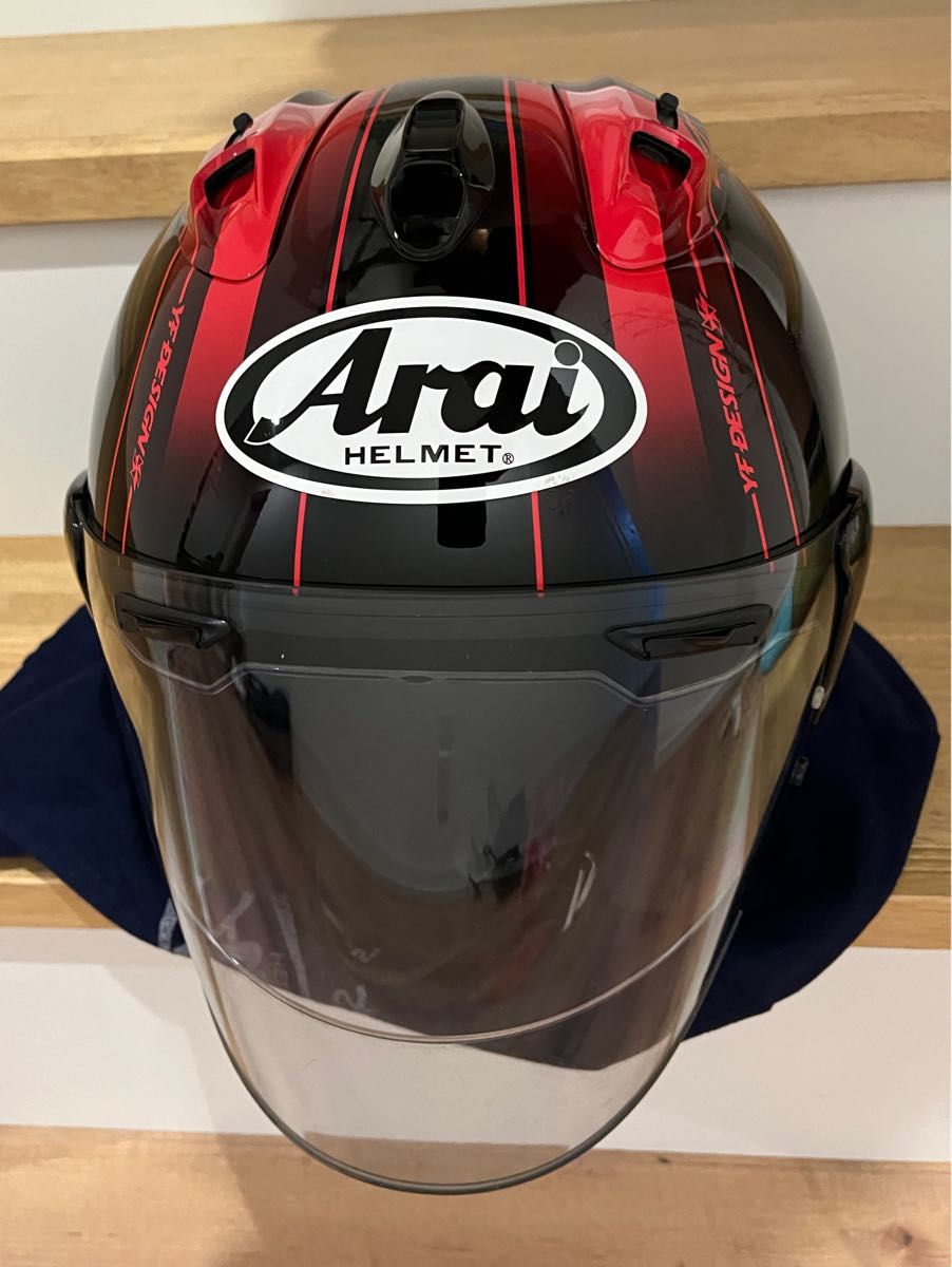 アライ Arai VZ-RAM ハラダツアー HARADA レプリカ 黒 赤 XL 美 アライ Arai VZ-RAM ハラダツアー HARADA レプリカ 黒 赤 XL 美