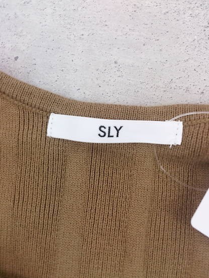 ヤフオク Sly スライ コットン ニット ノースリーブ 膝下 ヤフオク Sly スライ コットン ニット ノースリーブ 膝下