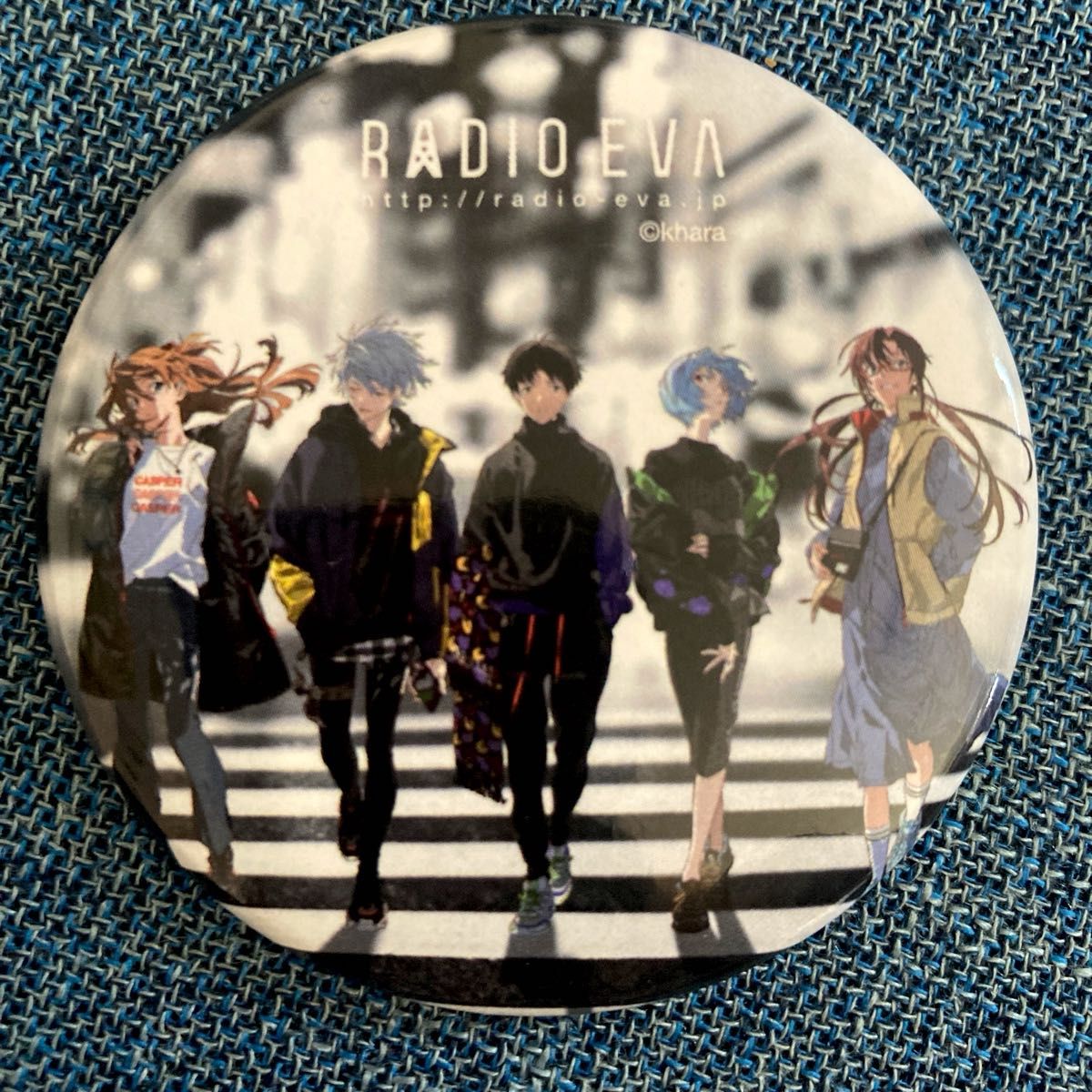 EVANGELION ラジオエヴァ 缶バッジ カヲル シンジ レイ アスカ マリ 集合 エヴァンゲリオン エヴァストア カラー EVANGELION ラジオエヴァ 缶バッジ カヲル シンジ レイ アスカ マリ 集合 エヴァンゲリオン エヴァストア カラー