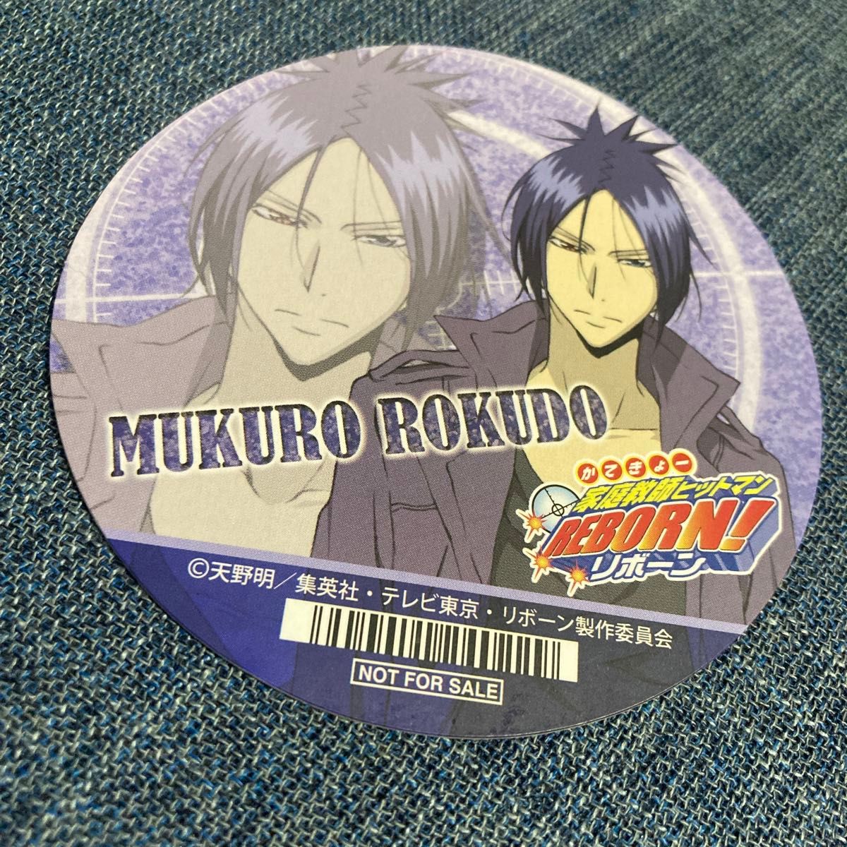 家庭教師ヒットマンREBORN! 布コースター 綱吉 骸 六道骸 非売品 限定品 家庭教師ヒットマンREBORN 2016年