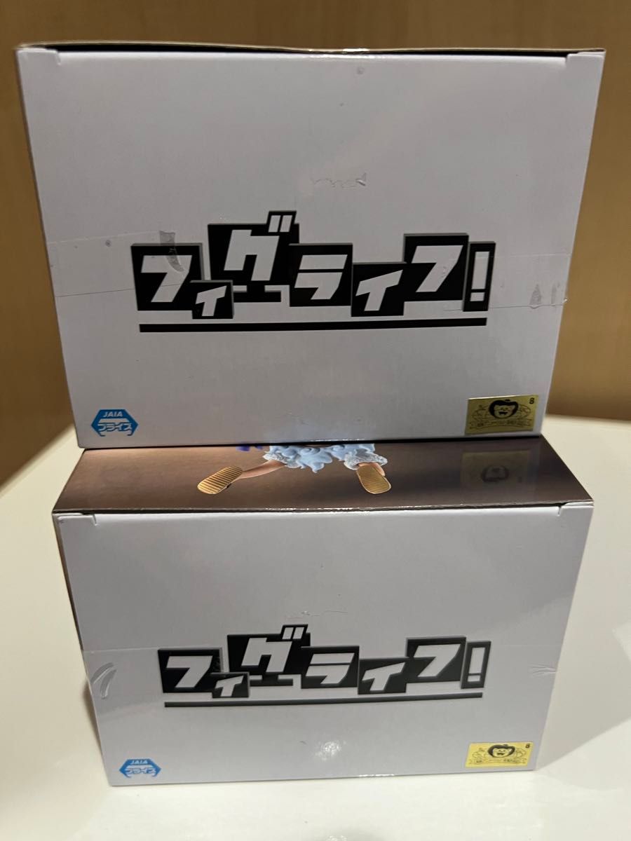 未開封】 ワンピース フィグライフ ルフィ ニカ フィギュア 2種 未開封】 ワンピース フィグライフ ルフィ ニカ フィギュア 2種