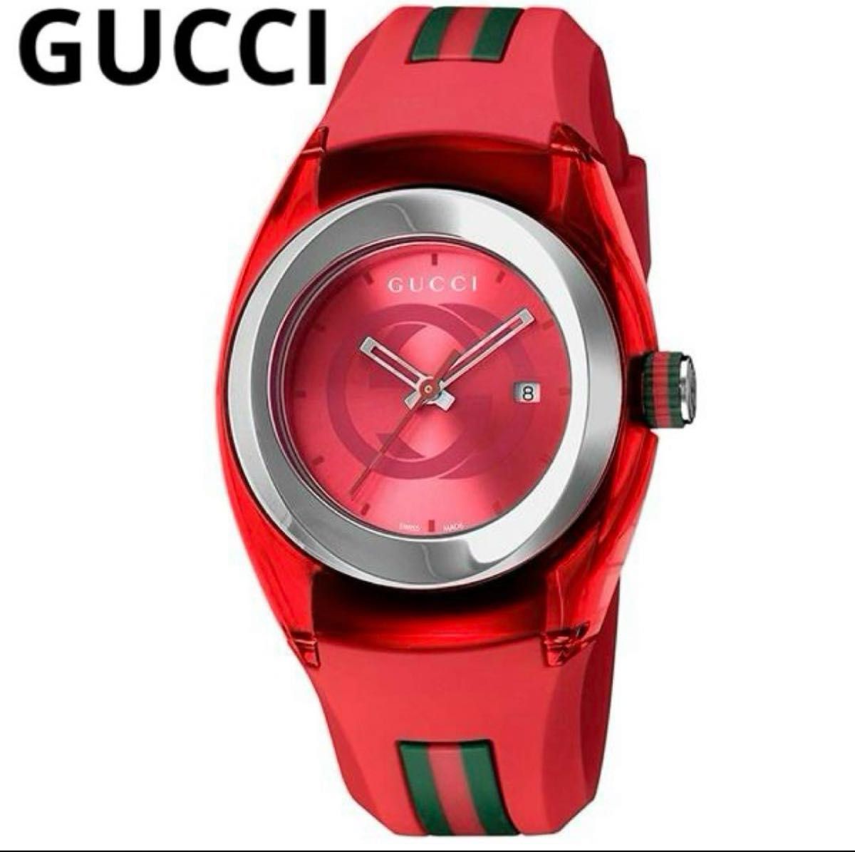 未使用】GUCCI グッチ SYNC シンク レッドラバー 腕時計|Yahoo 未使用】GUCCI グッチ SYNC シンク レッドラバー 腕時計|Yahoo