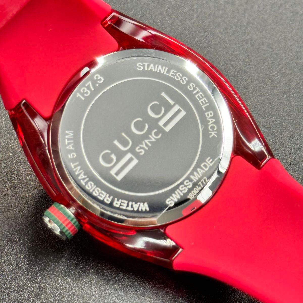 未使用】GUCCI グッチ SYNC シンク レッドラバー 腕時計|Yahoo 未使用】GUCCI グッチ SYNC シンク レッドラバー 腕時計|Yahoo