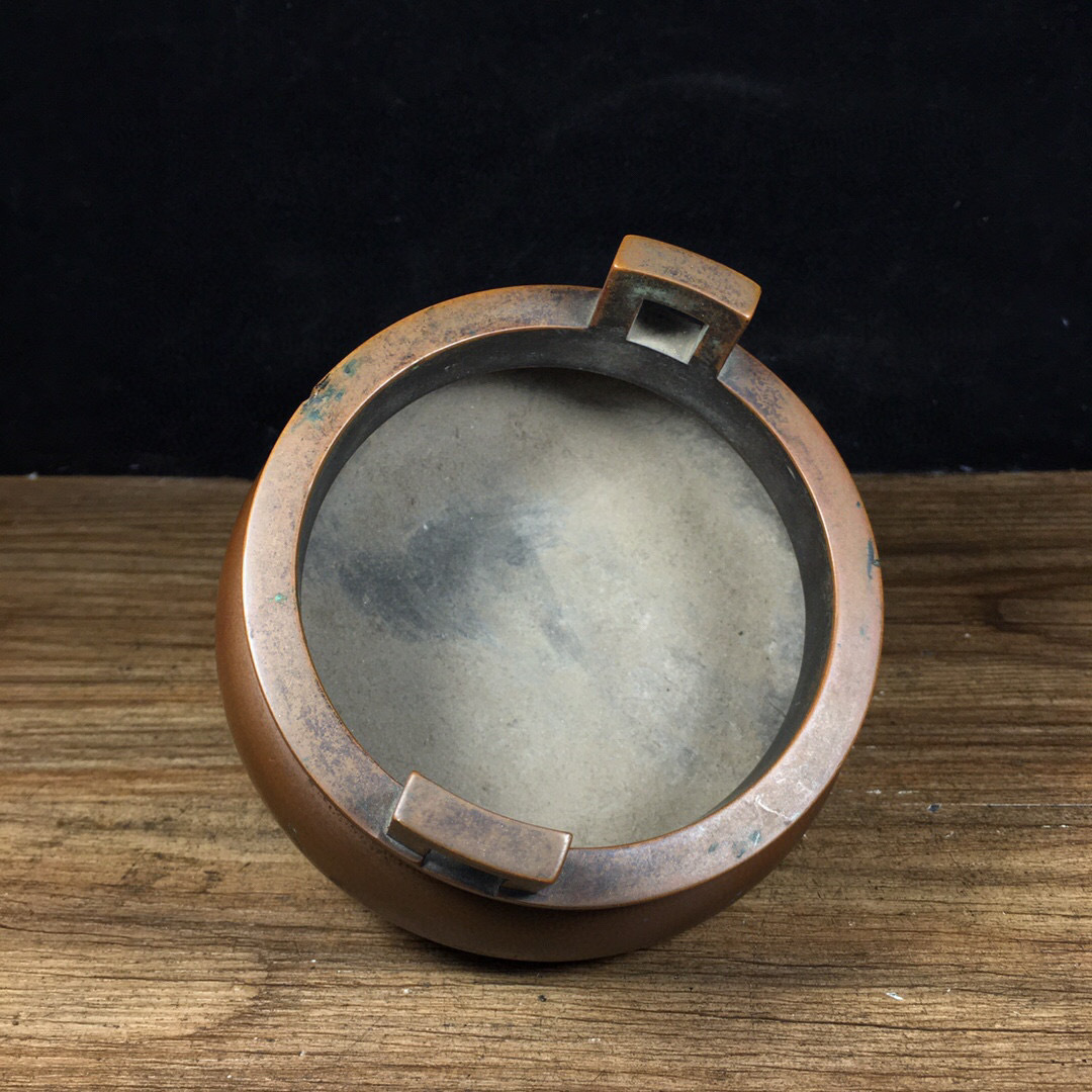 18200円 『館蔵珍品 紫銅製 雙耳 三足熏香炉』置物 賞物 貴重 18200円 『館蔵珍品 紫銅製 雙耳 三足熏香炉』置物 賞物 貴重
