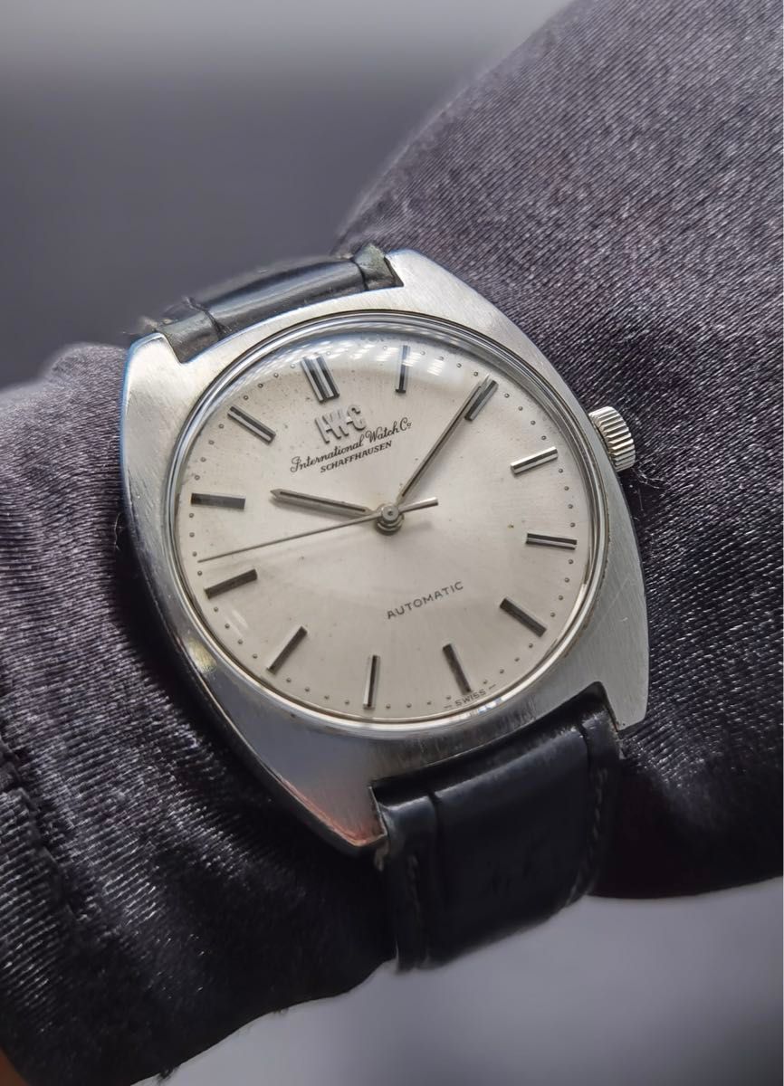 IWC オールドインター 筆記体ロゴ Ref 1828 Cal 854B シルバー IWC オールドインター 筆記体ロゴ Ref 1828 Cal 854B シルバー