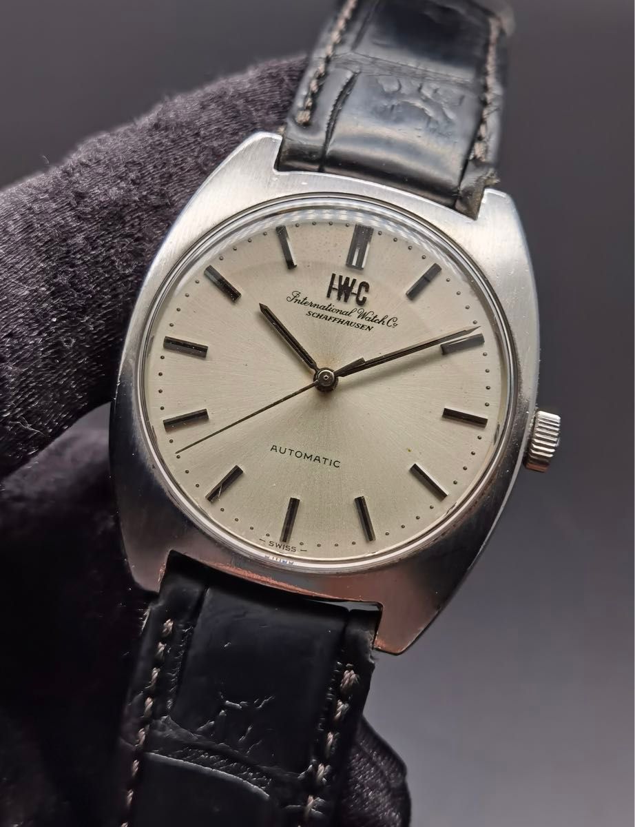 IWC オールドインター 筆記体ロゴ Ref 1828 Cal 854B シルバー IWC オールドインター 筆記体ロゴ Ref 1828 Cal 854B シルバー