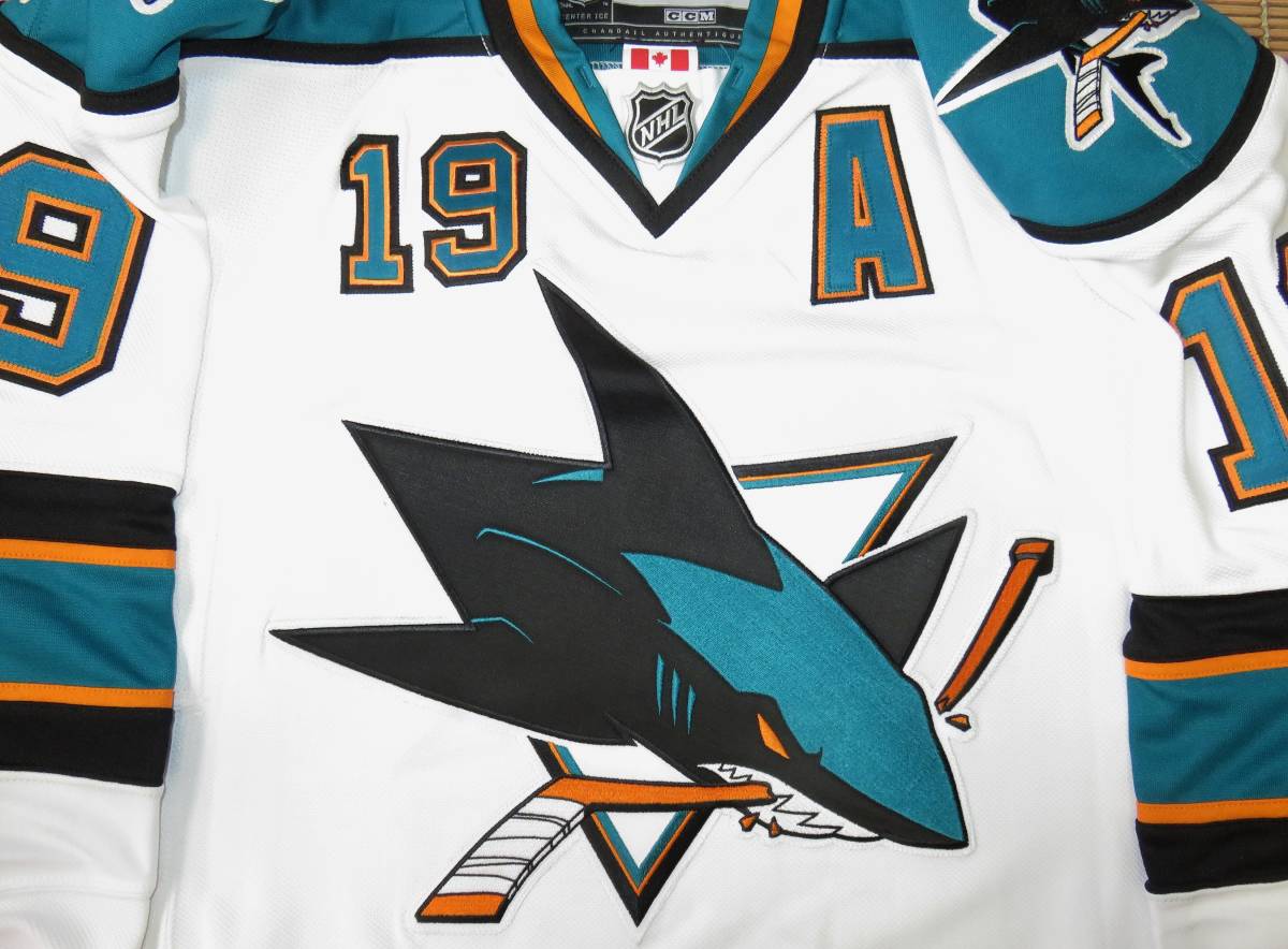 正規品 NHL サンノゼ・シャークス#19ジョー・ソーントン(カナダ 正規品 NHL サンノゼ・シャークス#19ジョー・ソーントン(カナダ