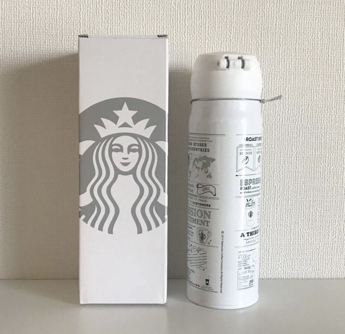 新品 スタバ ステンレスボトル 473ml 保温保冷可愛い 水筒 1971 新品 スタバ ステンレスボトル 473ml 保温保冷可愛い 水筒 1971