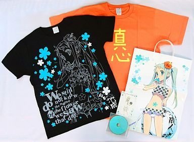 C80 コミケ限定 グッズセット あの日見た花の名前を僕達はまだ知らない。 描き下ろしイラスト 水着めんまTシャツ 真心T CD ステッカー _画像1