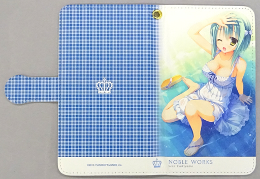 月山瀬奈 マルチ手帳型モバイルフォンケース のーぶる☆わーくす