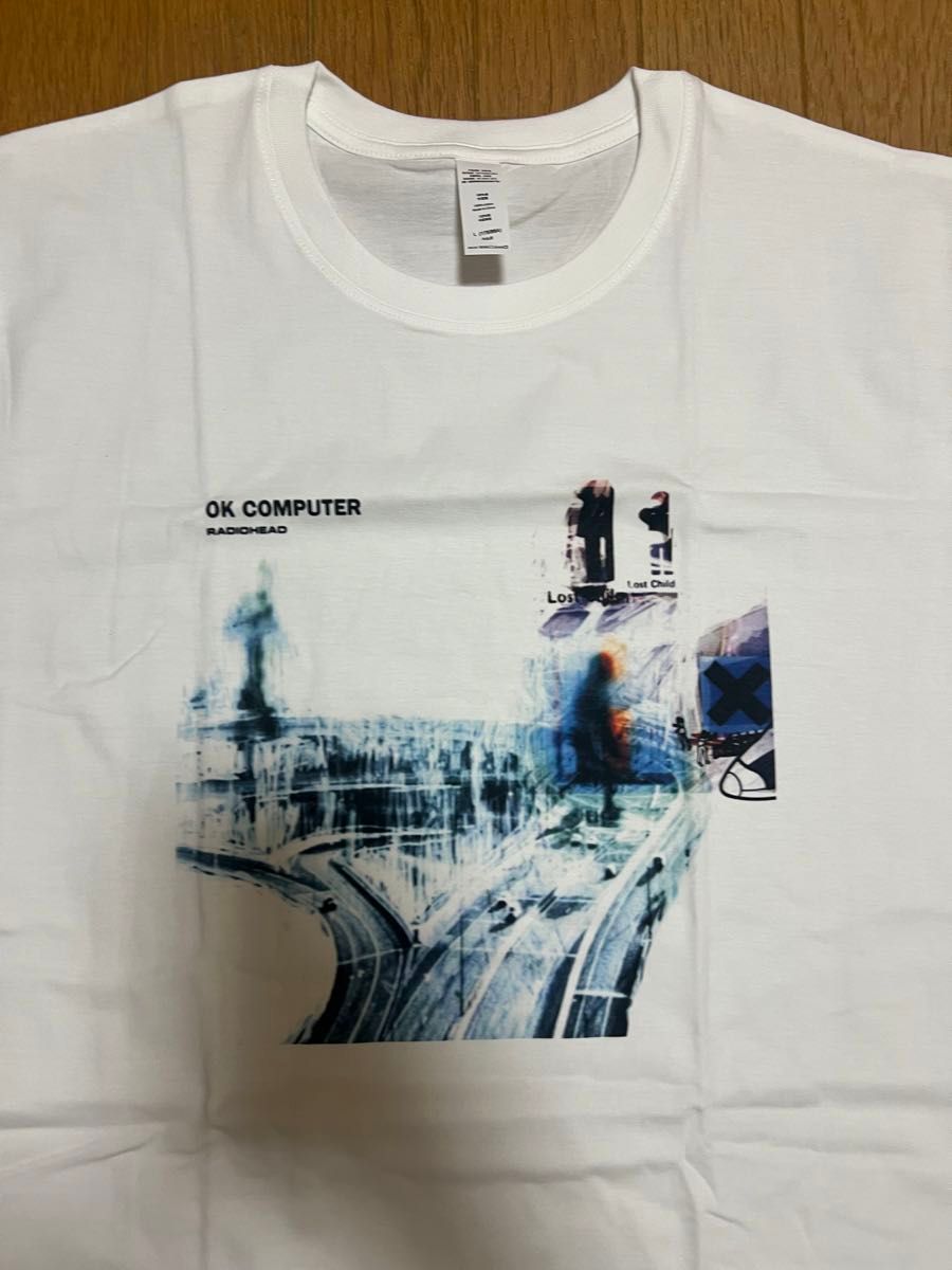 Radiohead レディオヘッド OK COMPUTER Tシャツ L 新品 ホワイト Radiohead レディオヘッド OK COMPUTER Tシャツ L 新品 ホワイト