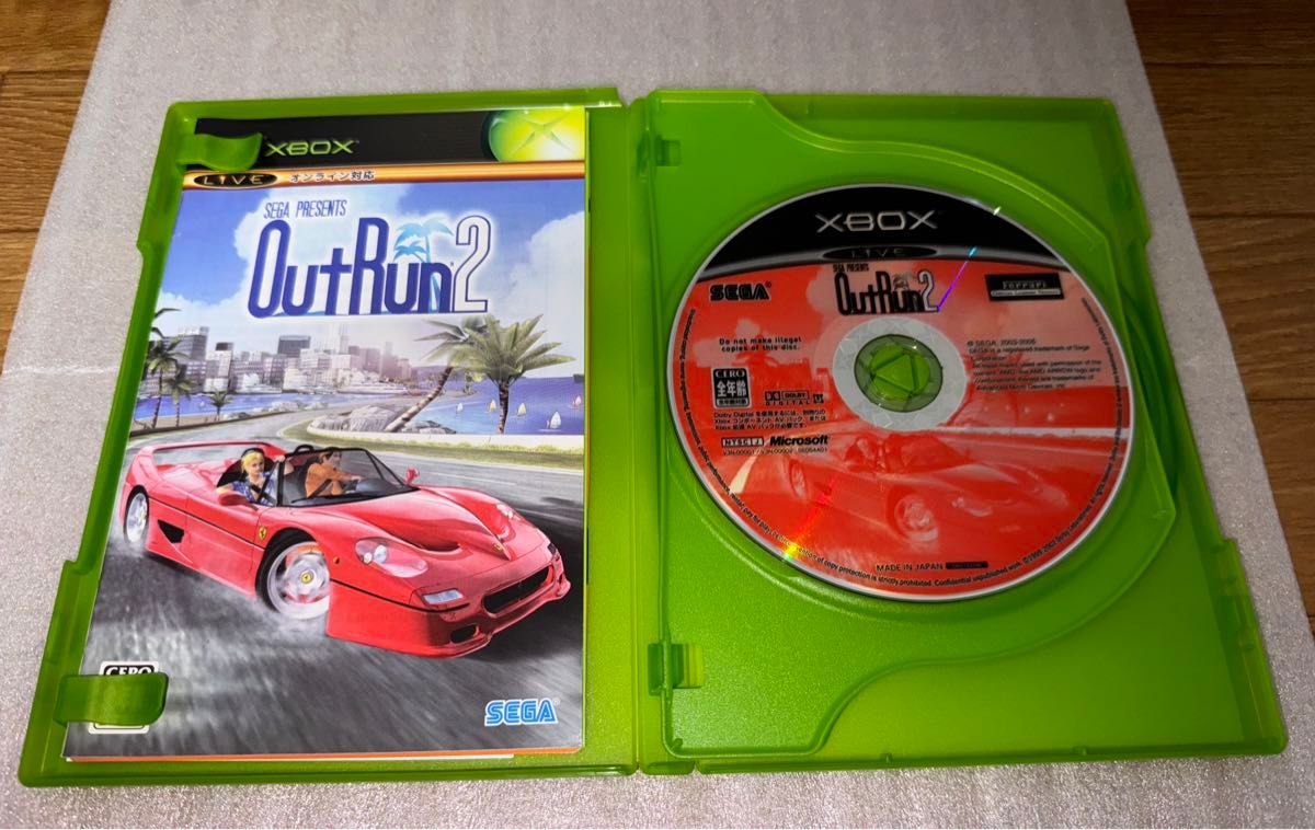 初代xboxソフト アウトラン2 OutRun2 初回限定版 サントラCDなし 初代xboxソフト アウトラン2 OutRun2 初回限定版 サントラCDなし