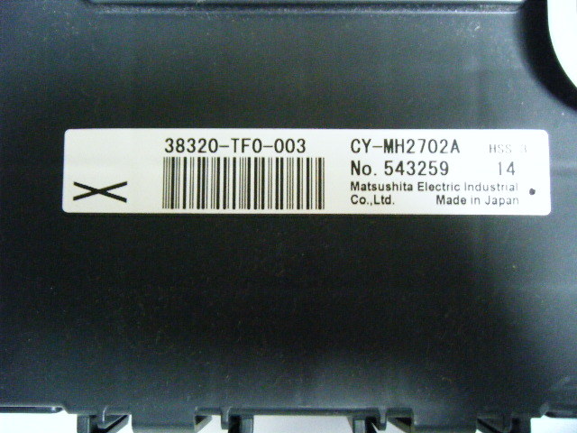 ◆DBA-GE6 ホンダ フィット FIT 21年 スマートユニット 38320-TF0-003 純正 中古 即決 ［8570］_画像3