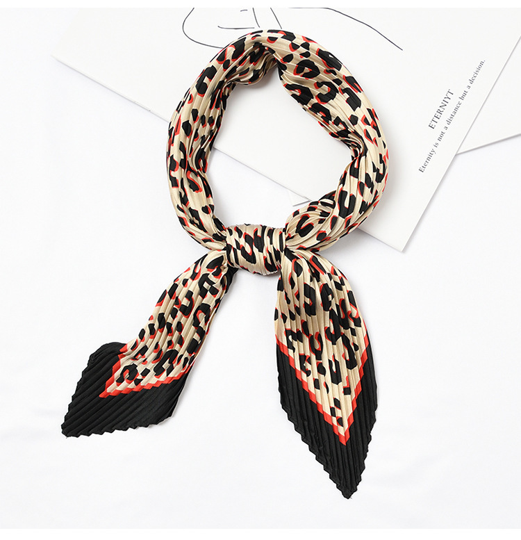 [S-09] new goods .. shape pleat scarf 70cm lady's stole to coil person neck origin stylish decoration scarf 