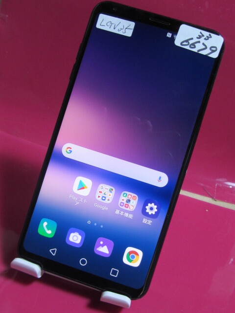 ジャンク au　isai　v30　lgv35　os:9　黒　初期化済み　33-6679