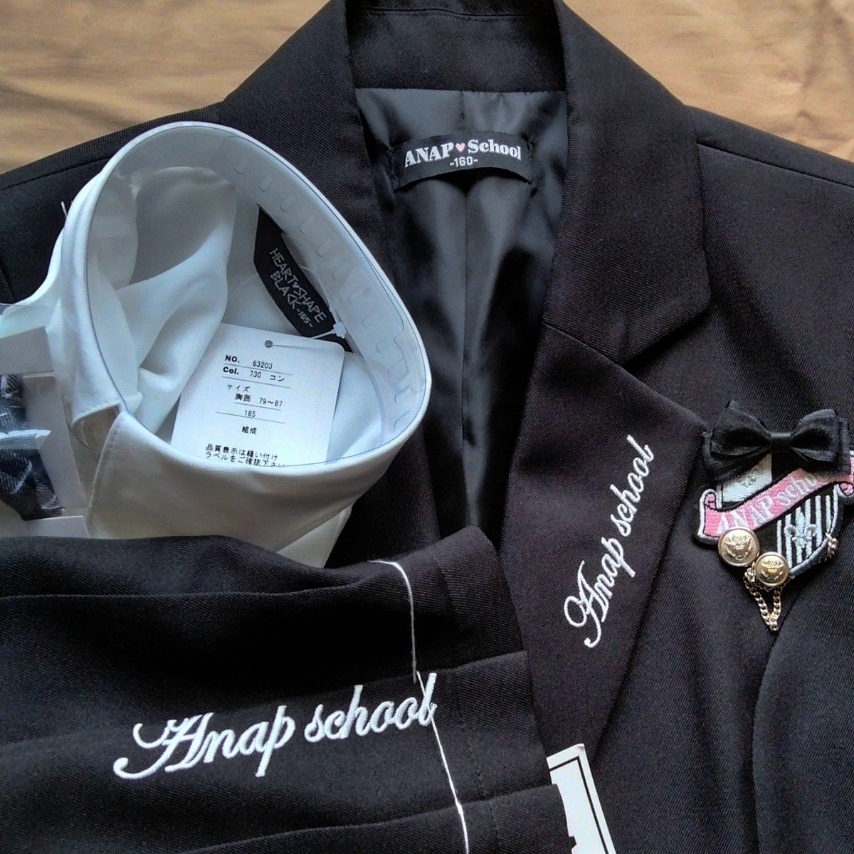 Anap school フォーマルスーツ160 Anap school フォーマルスーツ160 Anap school フォーマルスーツ160