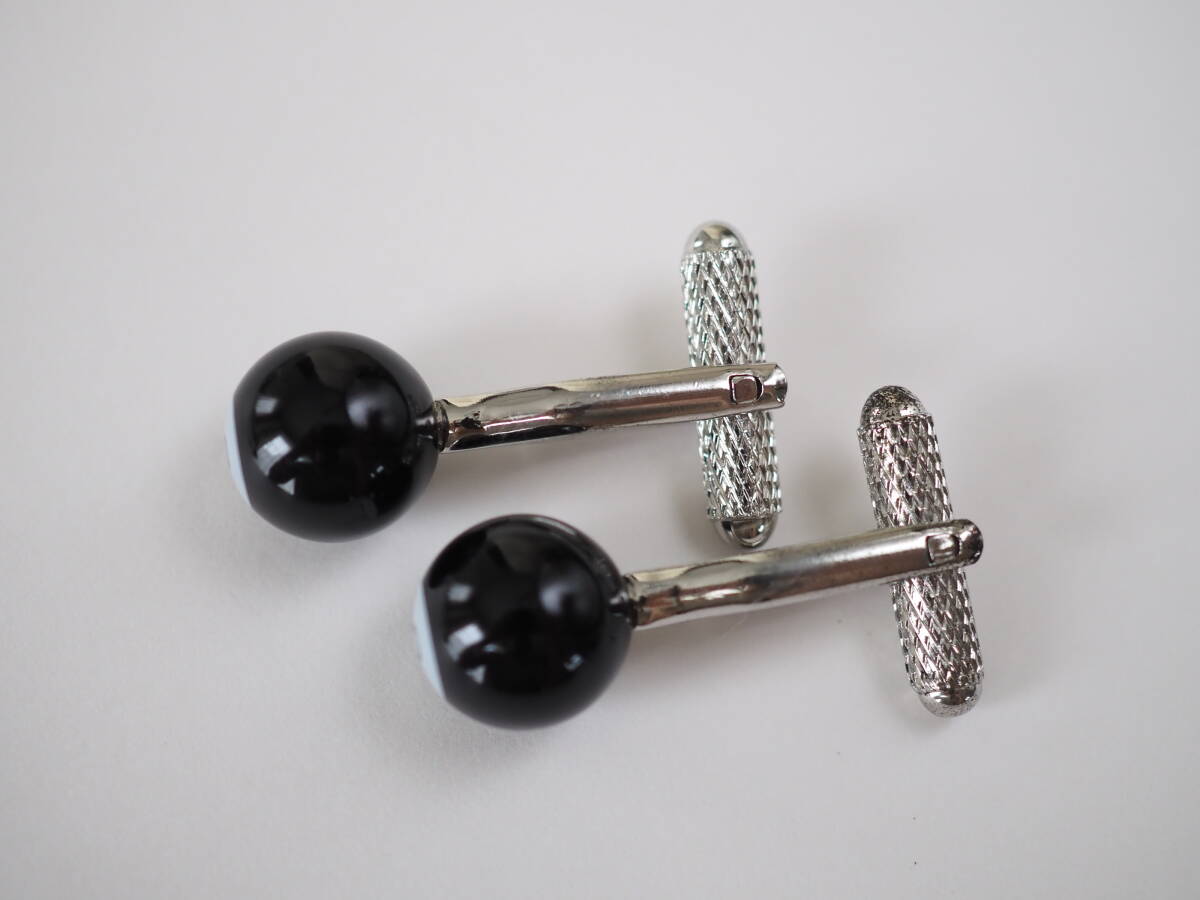 [ запонки ] кафф links бильярд мяч #8 Billiard Balls Cufflinks