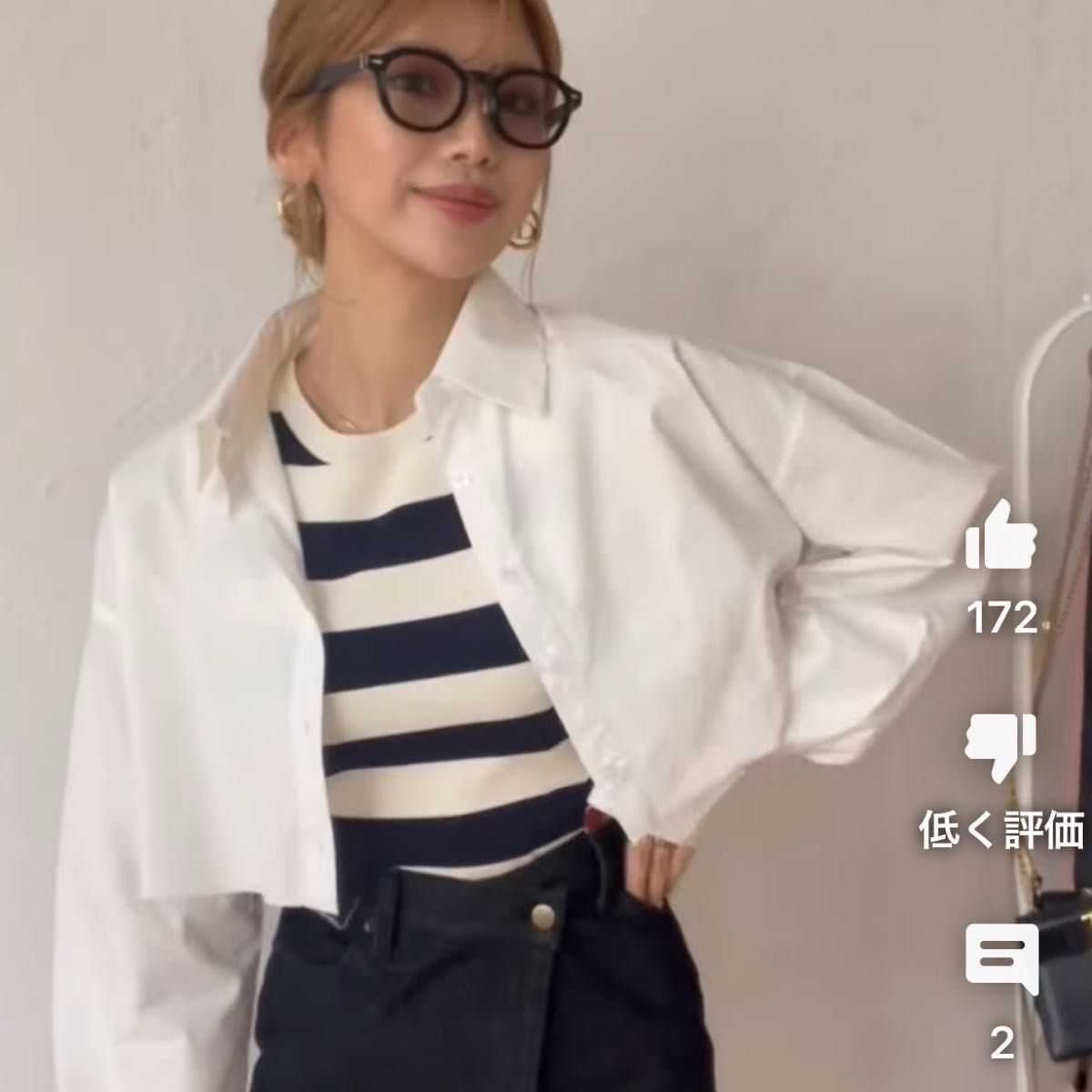 ZARA 完売品 クロップドニットトップス ボーダー ストライプ ZARA 完売品 クロップドニットトップス ボーダー ストライプ