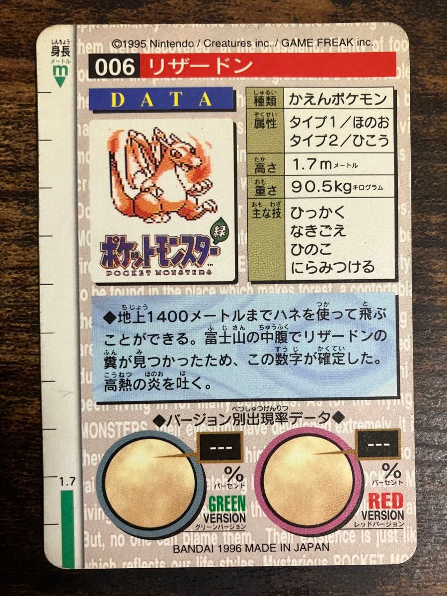 ポケカ リザードン カードダス 初期 赤 レッド|Yahoo!フリマ ポケカ リザードン カードダス 初期 赤 レッド|Yahoo!フリマ