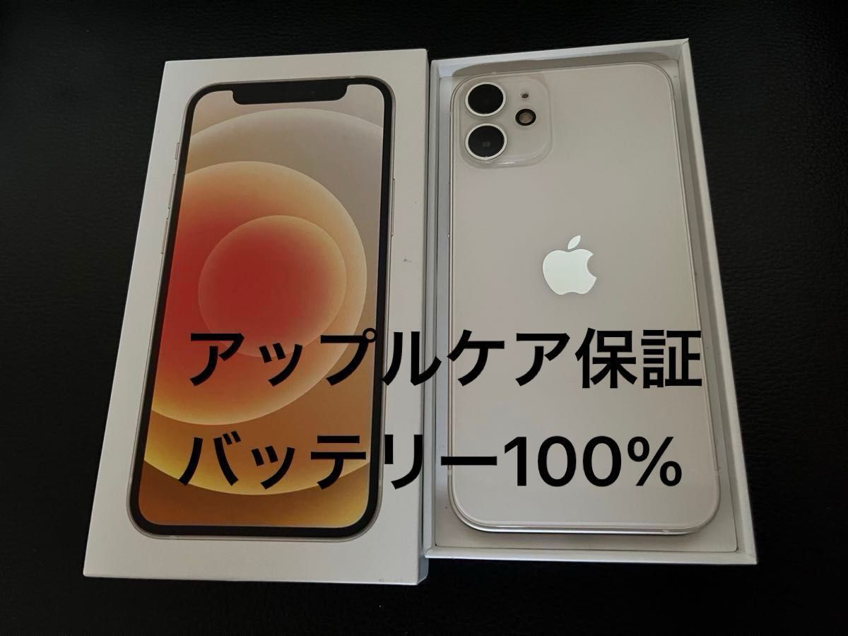 iPhone 12 mini SIMフリー Apple 純正バッテリー100% 極美品 iPhone 12 mini SIMフリー Apple 純正バッテリー100% 極美品