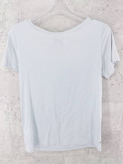 ◇ 3.1 Phillip Lim スリーワンフィリップリム 装飾 デザイン 半袖 Tシャツ カットソー XS ライトブルー * 1002796835377_画像2