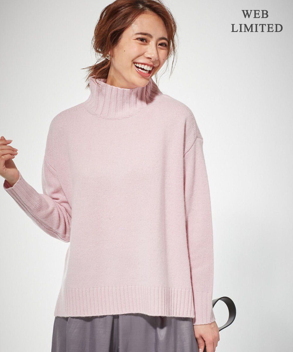 Soft Cashmere Mix ハイネックニット ICB アイシービー オン Soft Cashmere Mix ハイネックニット ICB アイシービー オン