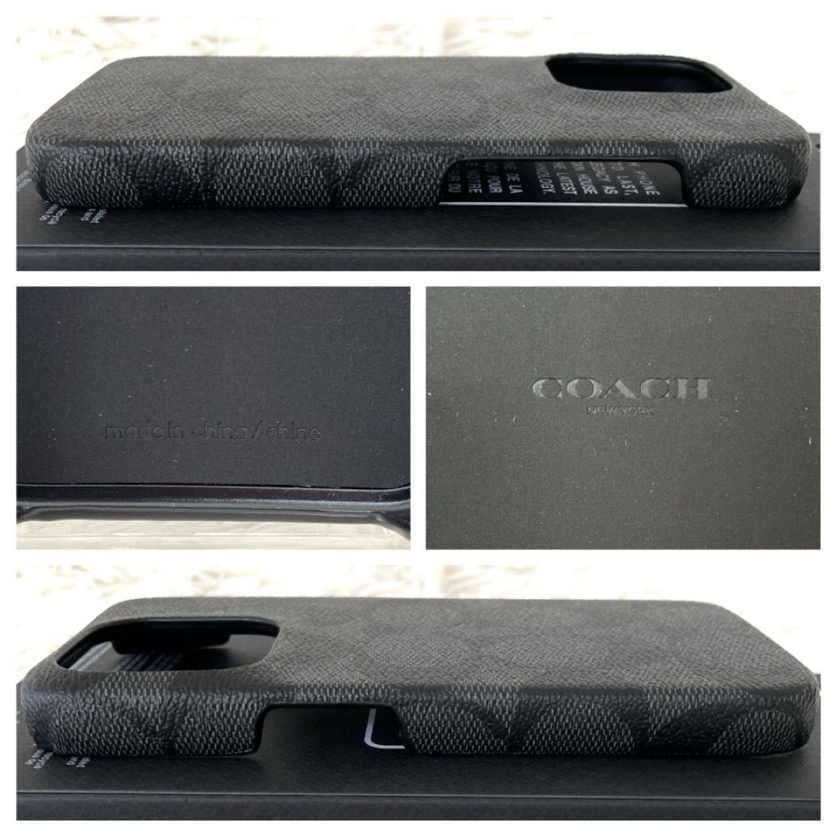 新品未使用 COACH コーチ iPhone 15Pro ケース シグネチャー 新品未使用 COACH コーチ iPhone 15Pro ケース シグネチャー