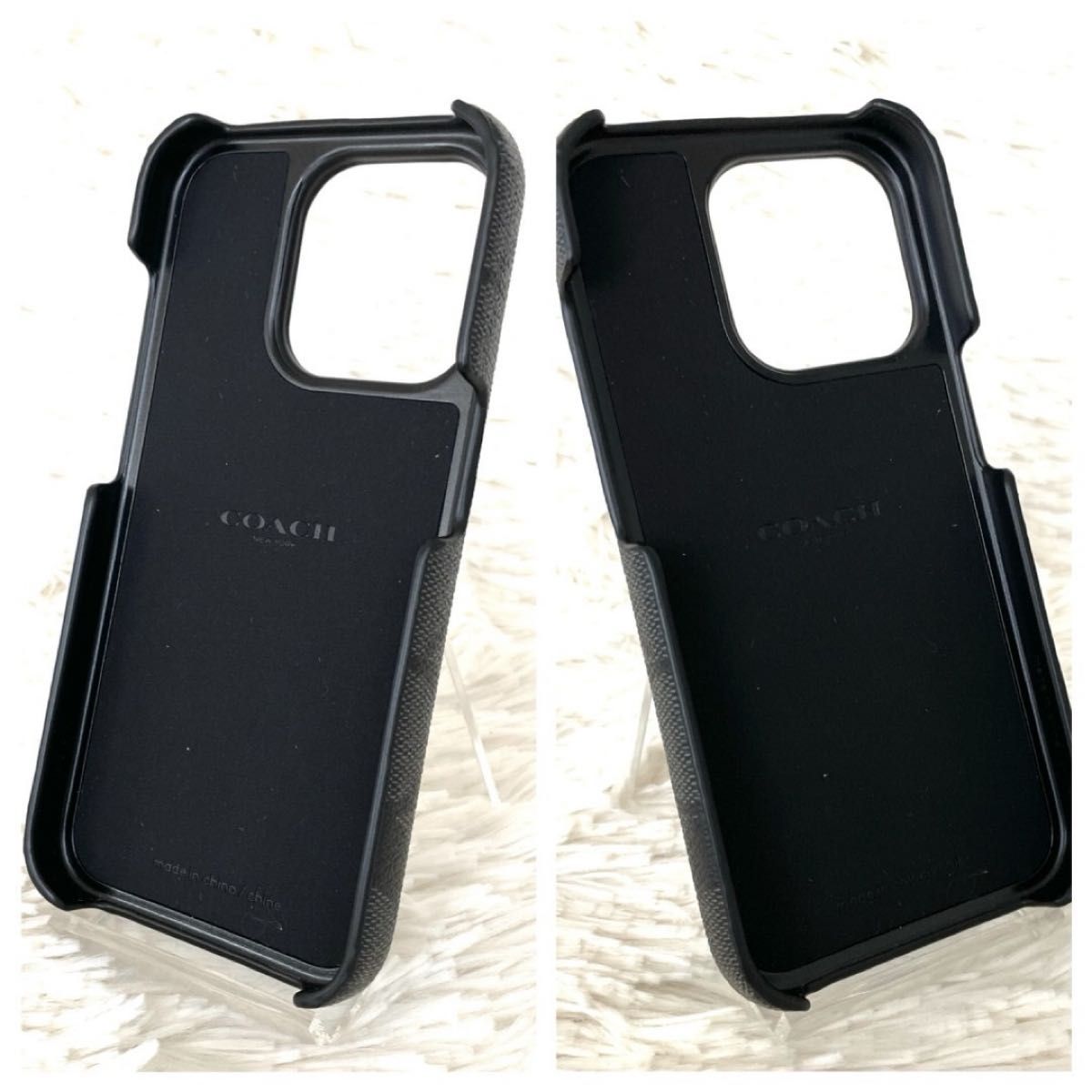 新品未使用 COACH コーチ iPhone 15Pro ケース シグネチャー 新品未使用 COACH コーチ iPhone 15Pro ケース シグネチャー