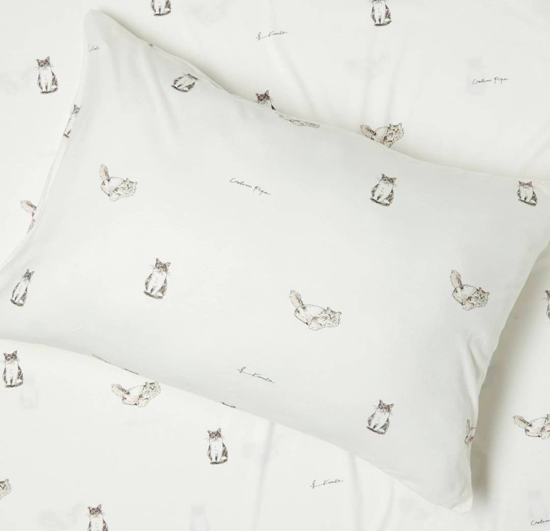 ジェラートピケ Sleep シングル 寝具 シーツ カバー 枕カバー 猫 ジェラートピケ Sleep シングル 寝具 シーツ カバー 枕カバー 猫