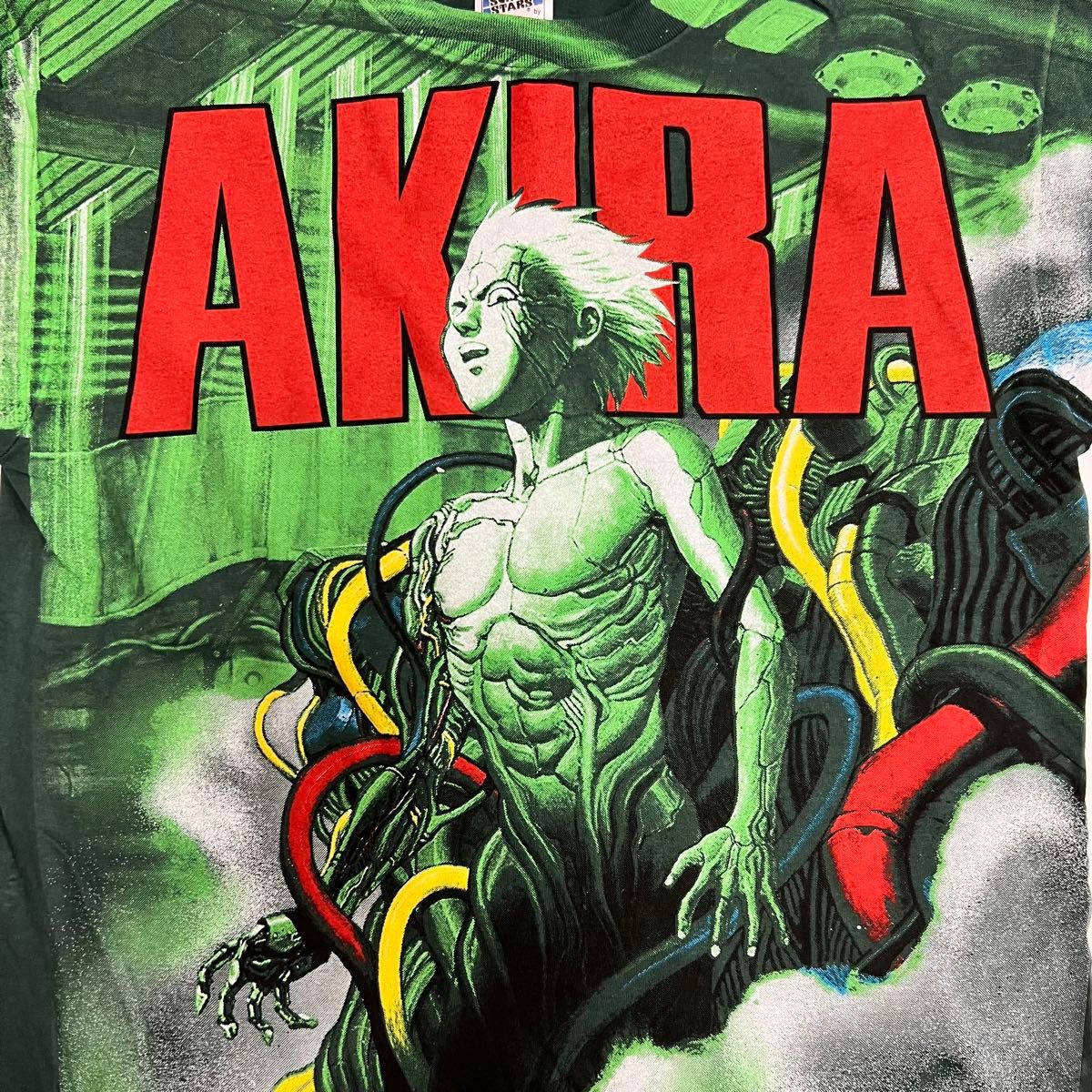 アニメTシャツ 【AKIRA】 アキラ 鉄雄 OVP L USA製 緑 古着 T アニメTシャツ 【AKIRA】 アキラ 鉄雄 OVP L USA製 緑 古着 T