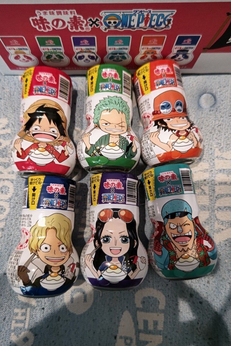 未開封品】第1弾 全6種セット 味の素×ONE PIECE ワンピース 未開封品】第1弾 全6種セット 味の素×ONE PIECE ワンピース
