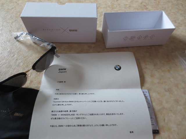  wonder Land brand sunglasses *BMW double name * not for sale * super rare goods * box entering new goods * unused goods * RayBan fan also 