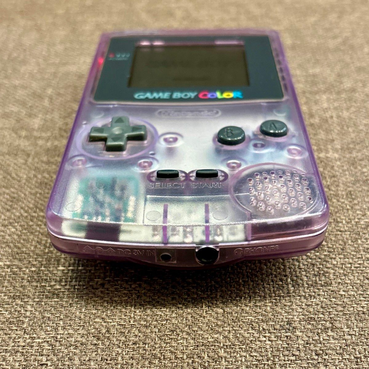 GAME BOY COLOR ゲームボーイカラー 任天堂 クリアパープル 箱 GAME BOY COLOR ゲームボーイカラー 任天堂 クリアパープル 箱