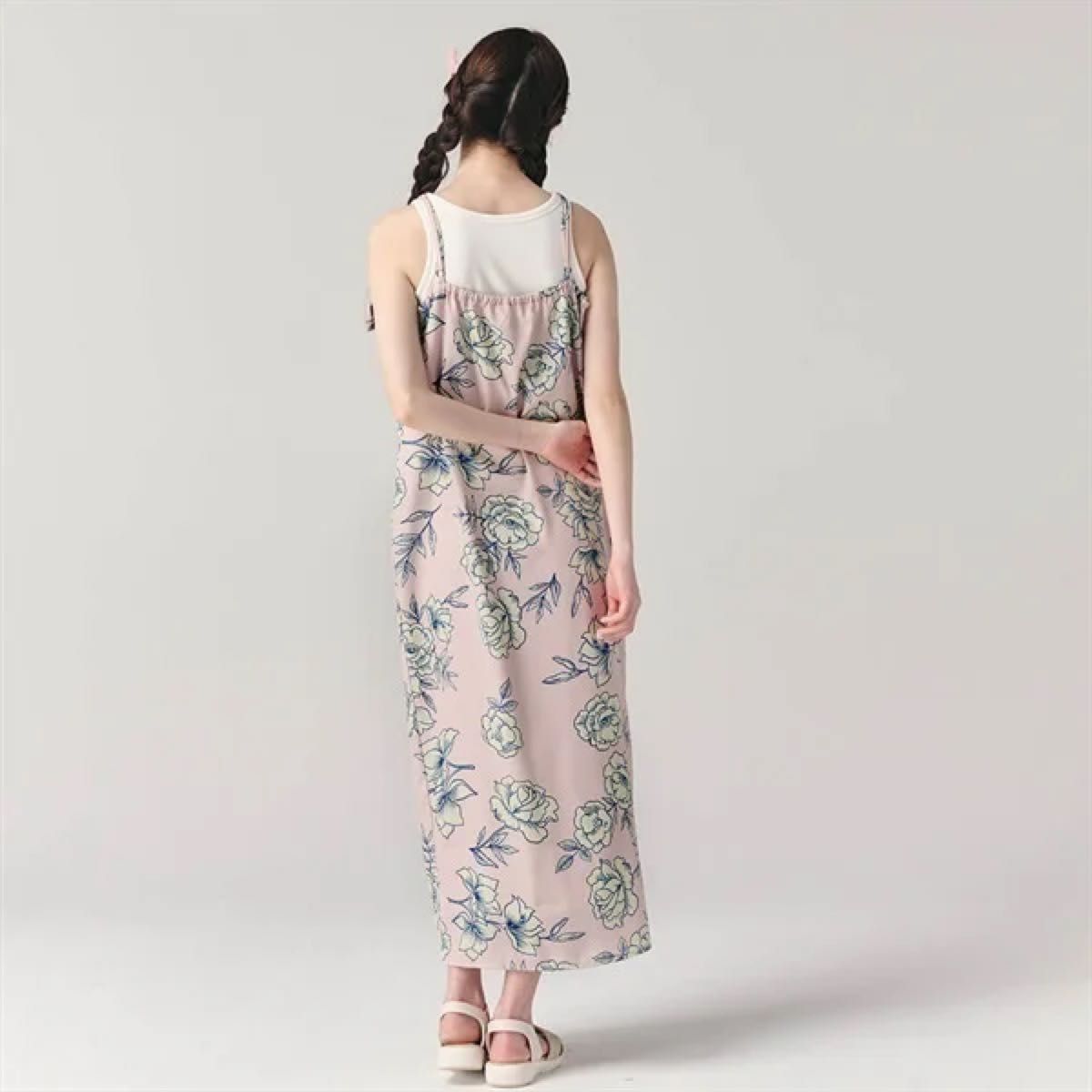 美品 イオン ワンピゆかた 2点セット バラ柄 ワンピース浴衣 美品 イオン ワンピゆかた 2点セット バラ柄 ワンピース浴衣