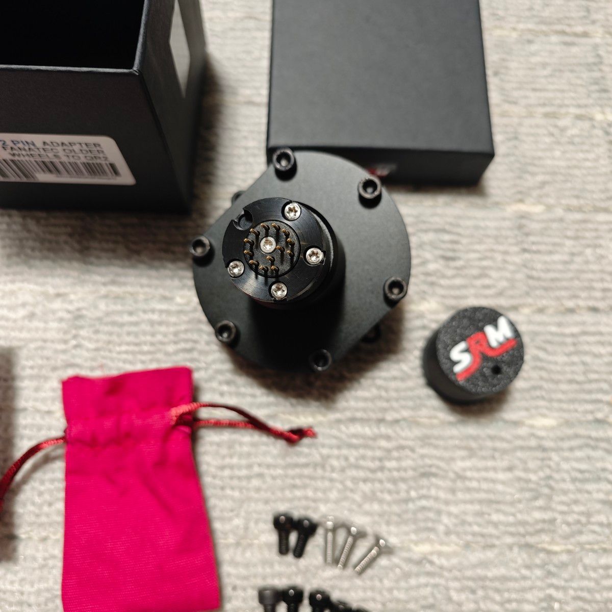 Fanatec Universal Hub V1 to QR2 アダプター イギリスSRM製 Fanatec Universal Hub V1 to QR2 アダプター イギリスSRM製