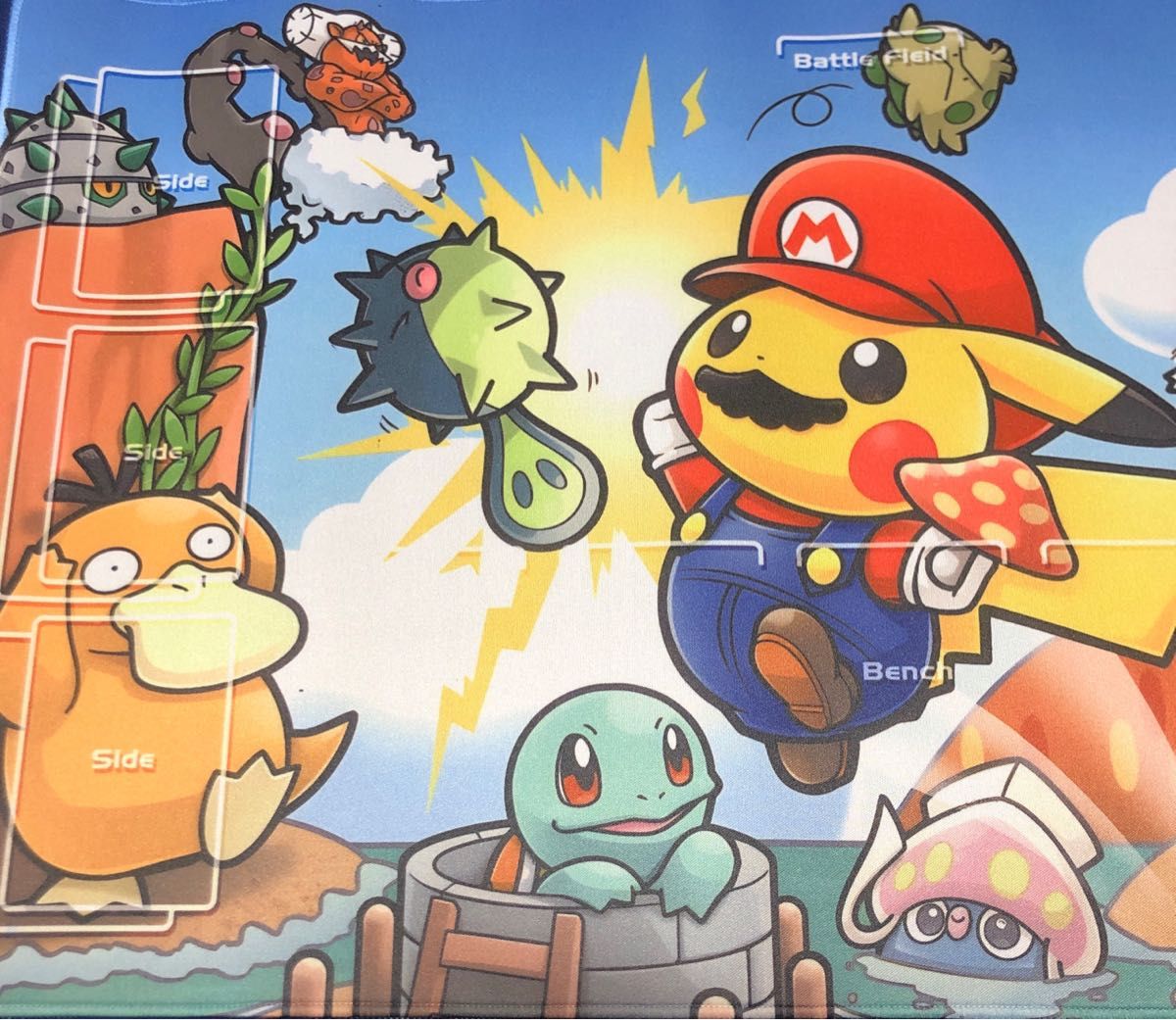 ポケモンカード プレイマット マリオ ピカチュウ 未使用ポケモン ポケモンカード プレイマット マリオ ピカチュウ 未使用ポケモン