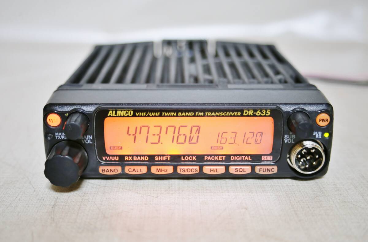 アルインコDR 635D 改造機 アルインコ DR-635D 144/430MHz 送信改造済み 136~479MHz 無線機