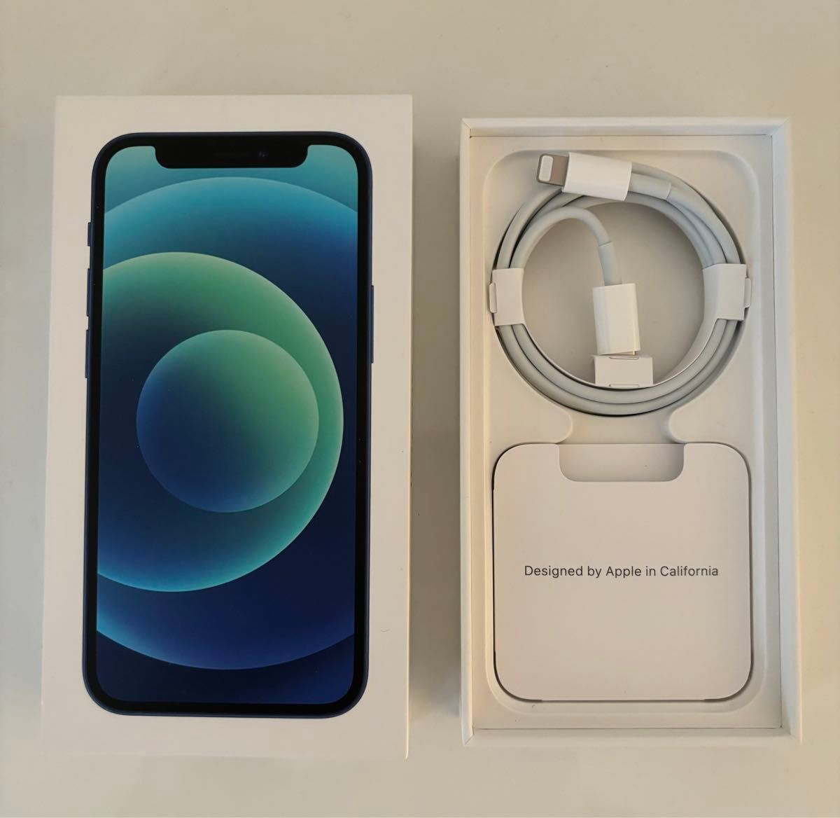【付属品有】iPhone 12mini 128GB ネイビー 充電ケーブル付き 付属品有】iPhone 12mini 128GB ネイビー 充電ケーブル付き 付属