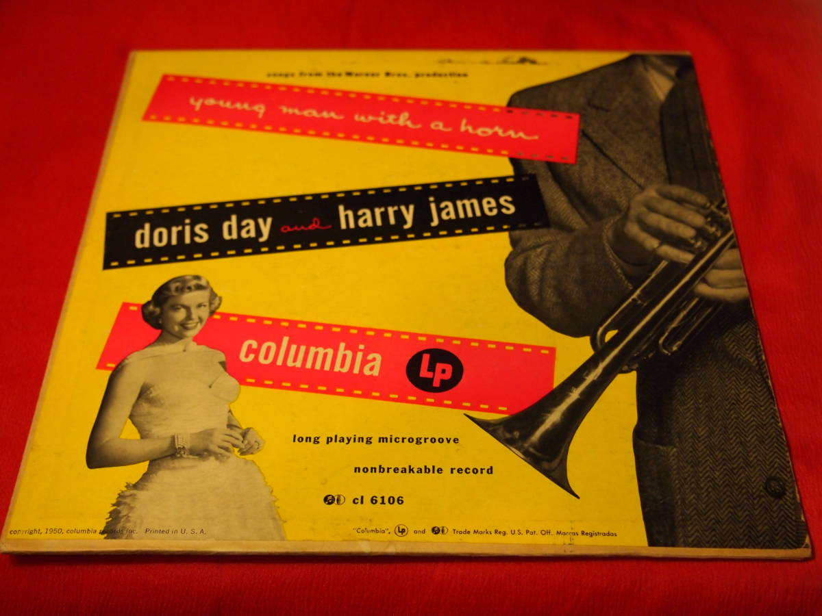 中古　オリジナル　DORIS DSY & HARRY JAMES / YOUNG MAN WITH A HORN 10インチ盤　201907_画像1