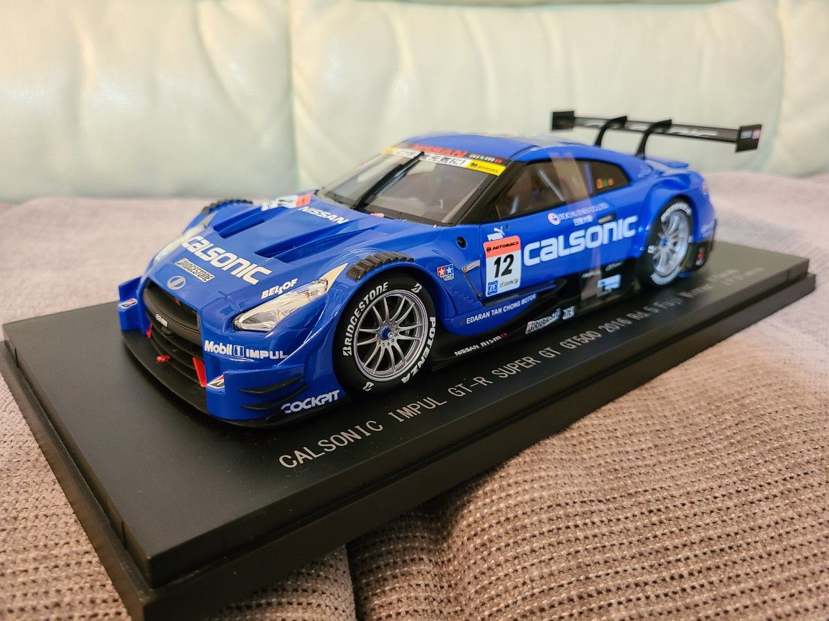 エブロ1/18 CALSONIC IMPUL GT-R 2016 Rd 5 Fuji Winner No 12 エブロ1/18 CALSONIC IMPUL GT-R 2016 Rd 5 Fuji Winner No 12